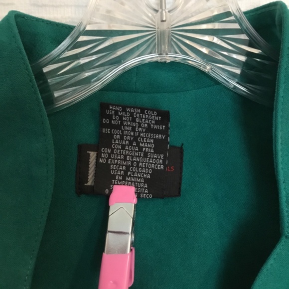 R & K Ladies Button Down Blazer Paris Green Size 8 - Picture 5 of 5